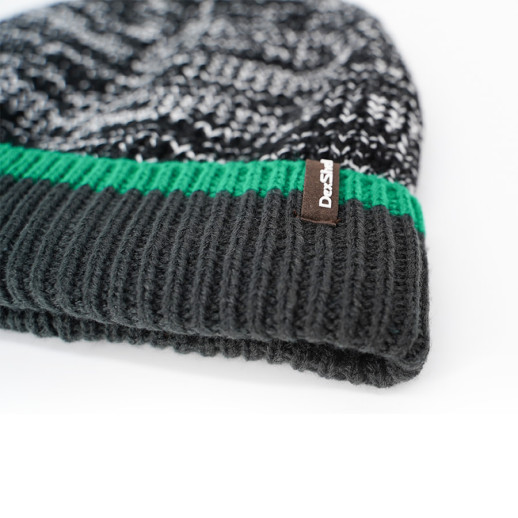 Шапка водонепроникна з підворотом Dexshell Cuffed Beanie, DH353GRN S-M