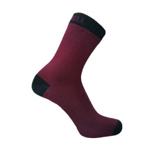 Водонепроникні шкарпетки DexShell Ultra Thin Crew, бордовий/чорний L (43-46)