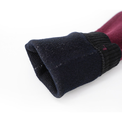 Водонепроникні шкарпетки DexShell Ultra Thin Crew, бордовий/чорний S (36-38)