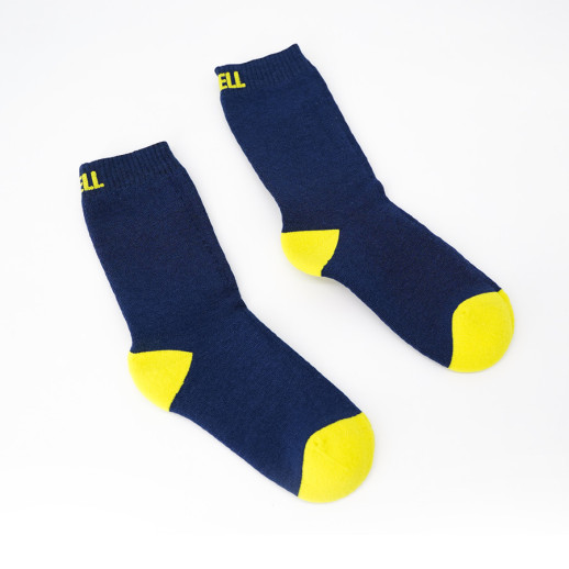 Водонепроникні шкарпетки DexShell Ultra Thin Crew, Синій/Жовтий M (39-42)