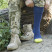 Водонепроникні шкарпетки DexShell Ultra Thin Crew, Синій/Жовтий M (39-42)