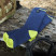 Водонепроникні шкарпетки DexShell Ultra Thin Crew, Синій/Жовтий S (36-38)
