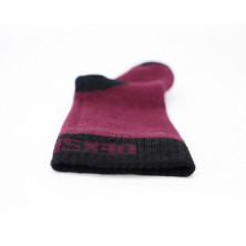 Водонепроникні шкарпетки дитячі DexShell Ultra Thin Children Socks, бордовий/чорний M (18-20 см)