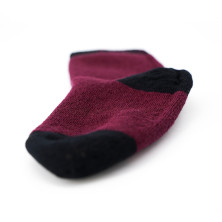 Водонепроникні шкарпетки дитячі DexShell Ultra Thin Children Socks, бордовий/чорний L (20-22 см)